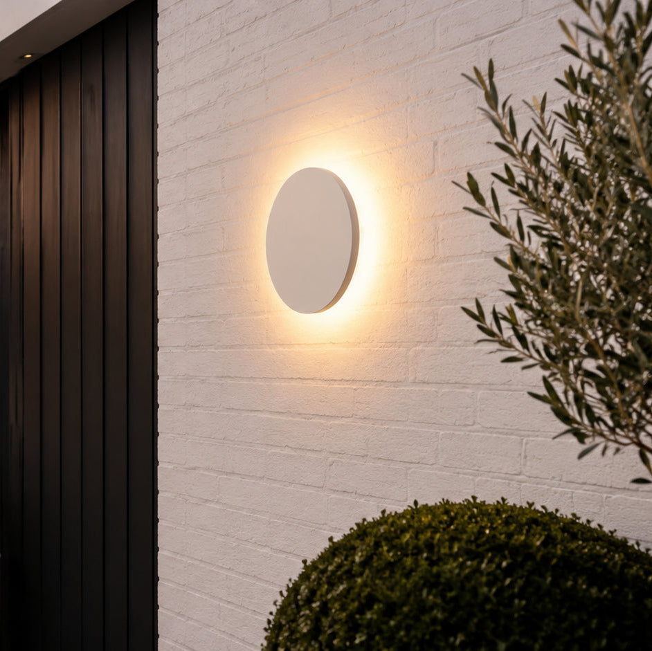 Round Outdoor Wall Sconce