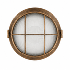 Vintage Cage Bulkhead Outdoor Light