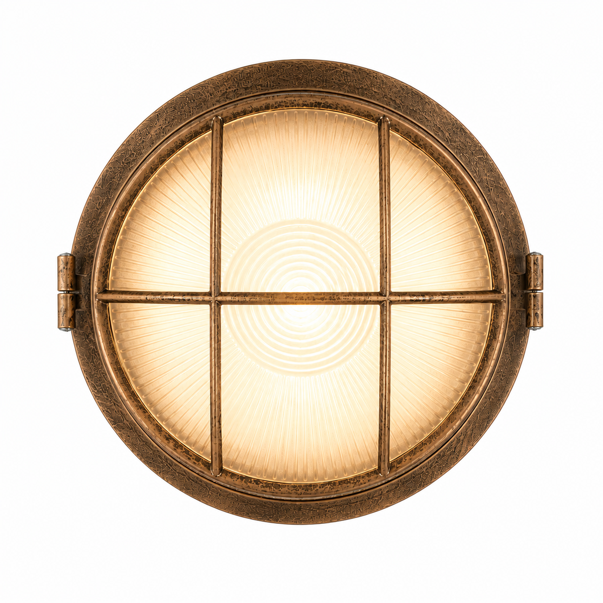 Vintage Cage Bulkhead Outdoor Light