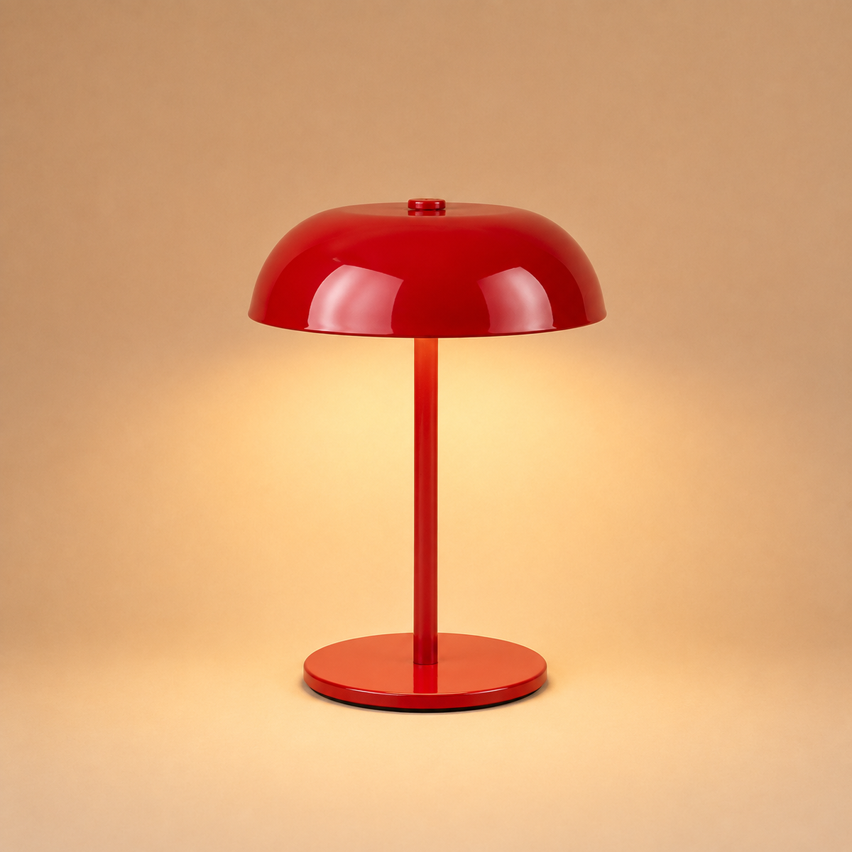 Cordless Mushroom Dome Table Lamp