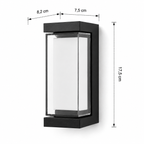 Black Up Down Outdoor Wall Sconce
