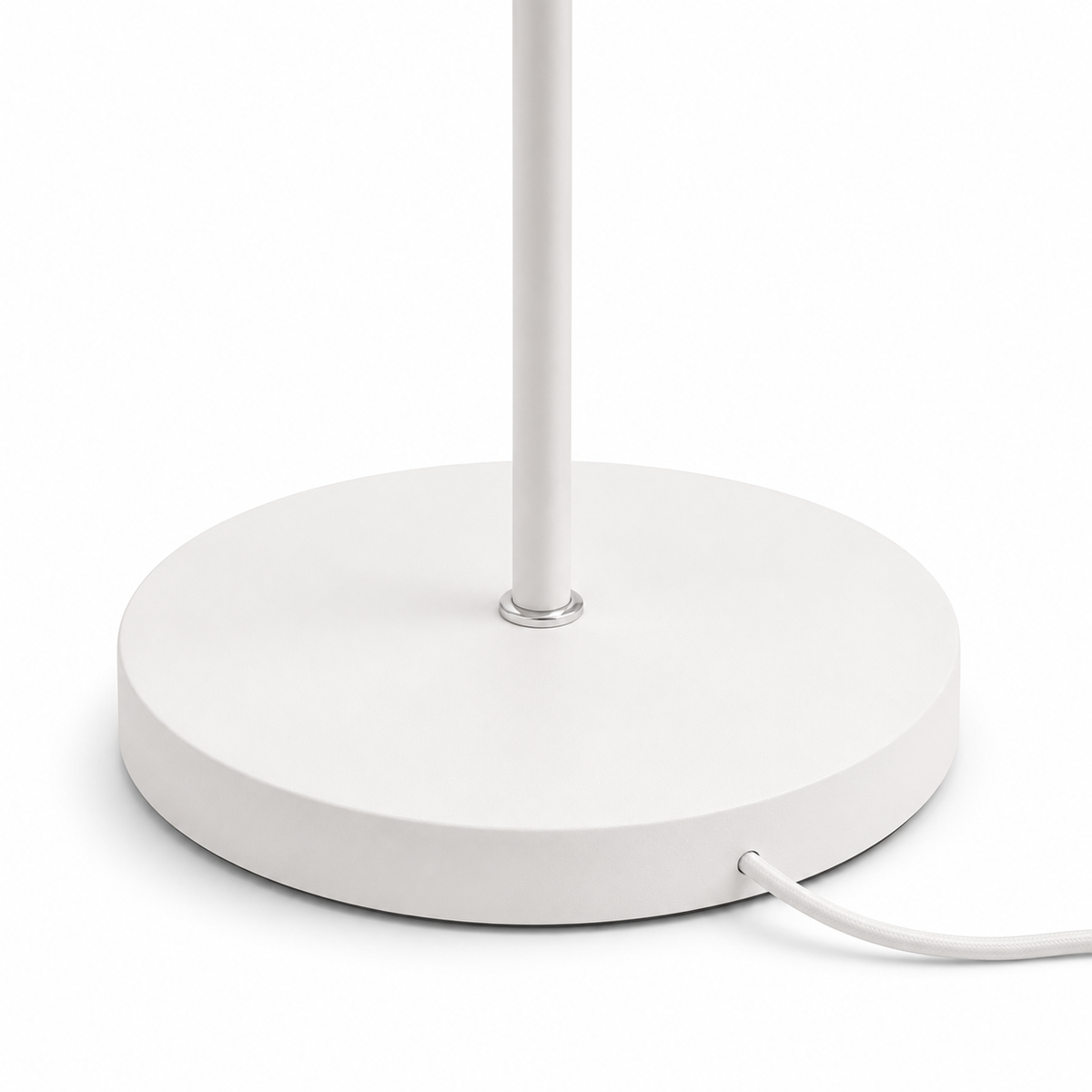 White Double Head Reading Floor Lamp