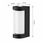 Black Up Down Outdoor Wall Sconce