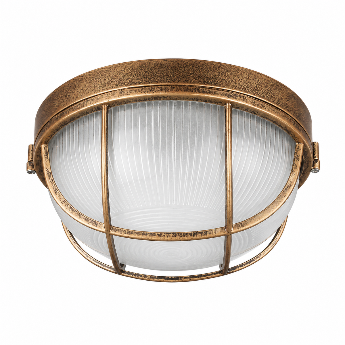 Vintage Cage Bulkhead Outdoor Light