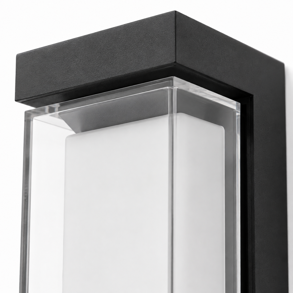 Black Up Down Outdoor Wall Sconce