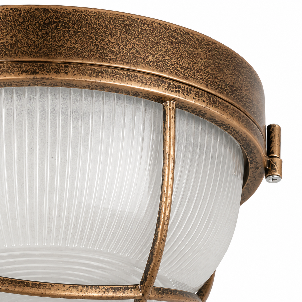 Vintage Cage Bulkhead Outdoor Light