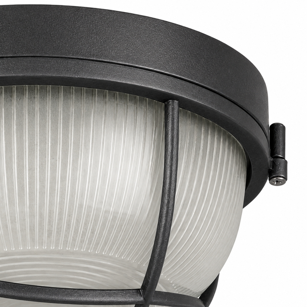 Vintage Cage Bulkhead Outdoor Light