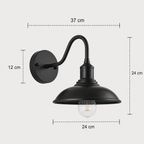 Industrial Gooseneck Outdoor Wall Sconce