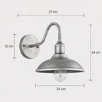 Industrial Gooseneck Outdoor Wall Sconce