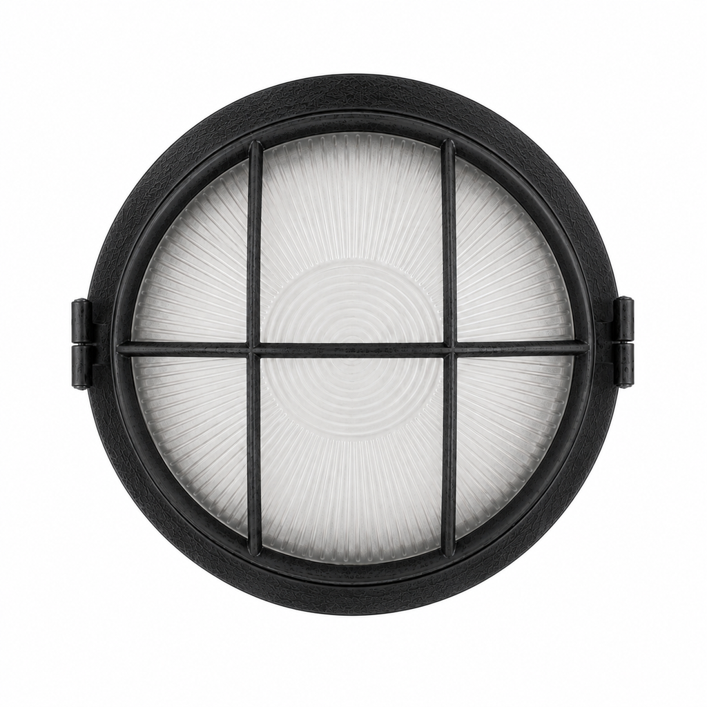 Vintage Cage Bulkhead Outdoor Light