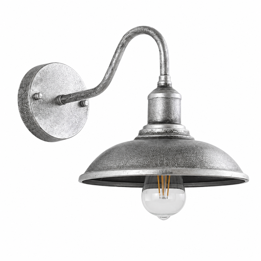 Industrial Gooseneck Outdoor Wall Sconce