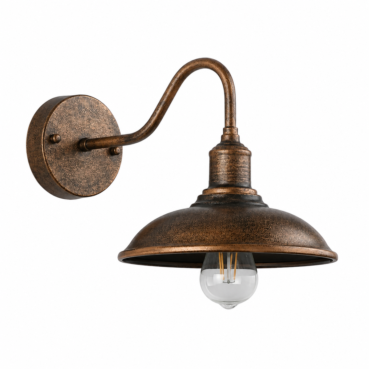 Industrial Gooseneck Outdoor Wall Sconce
