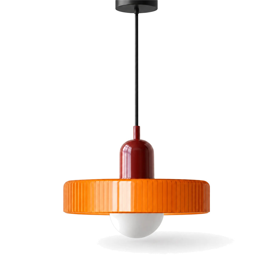Bauhaus Colored Glass Pendant Light