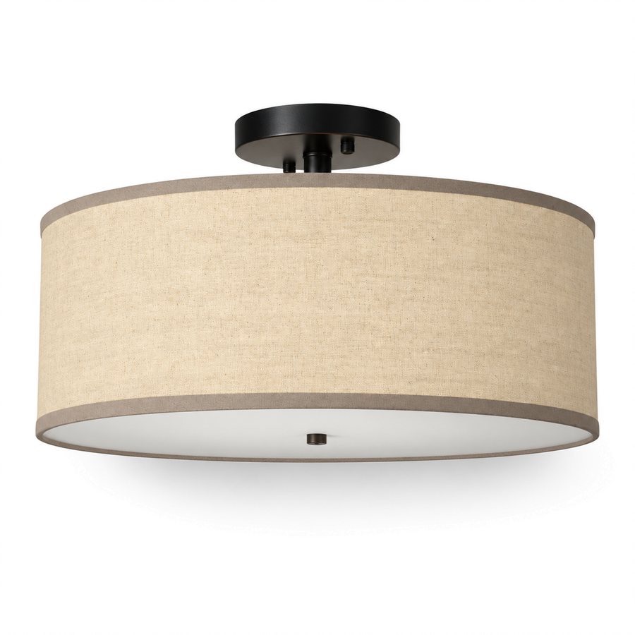 Modern White Wabi Sabi Japanese Chandelier Natural Light