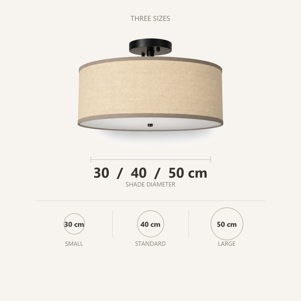 Modern White Wabi Sabi Japanese Chandelier Natural Light