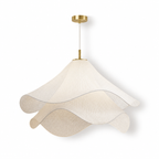 Two Tier Petal Flower Pendant Light