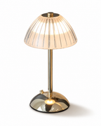Rechargeable Scalloped Table Lamp