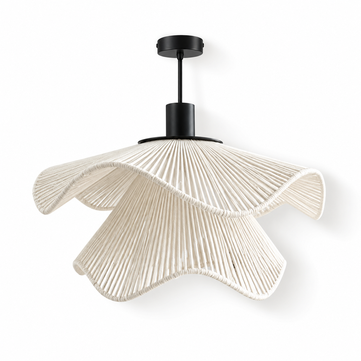 Two Tier Petal Flower Pendant Light