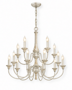 Wooden Candle Chandelier