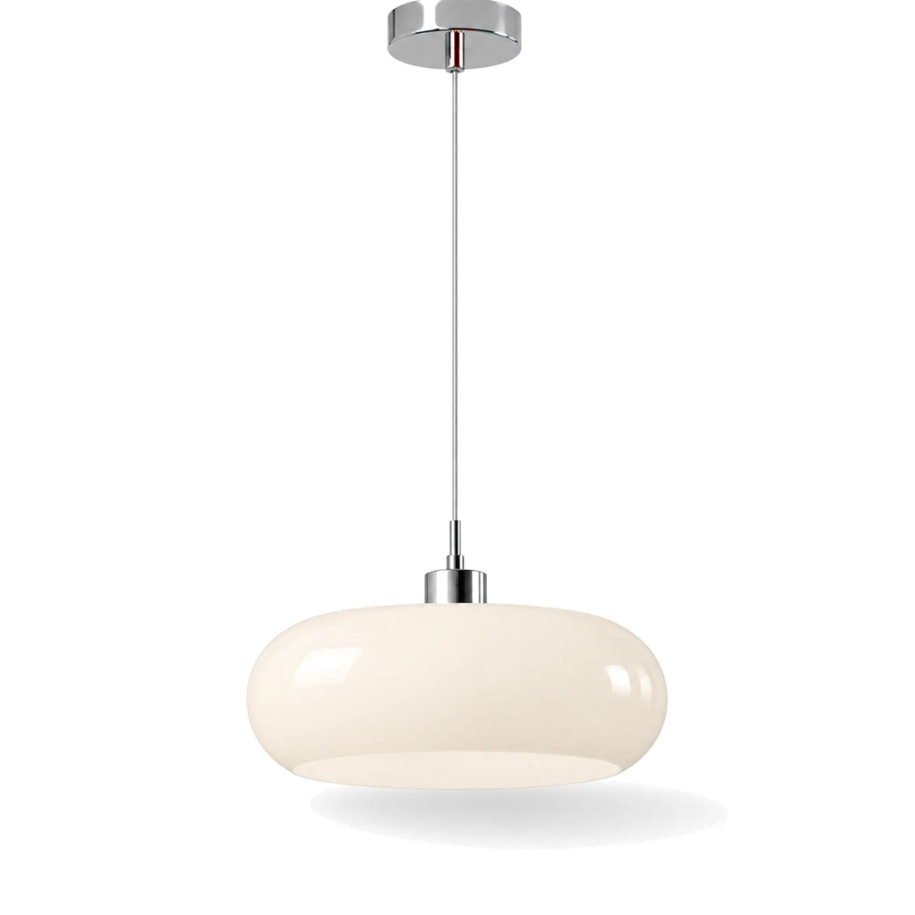 Bauhaus Opal Glass Pendant Light