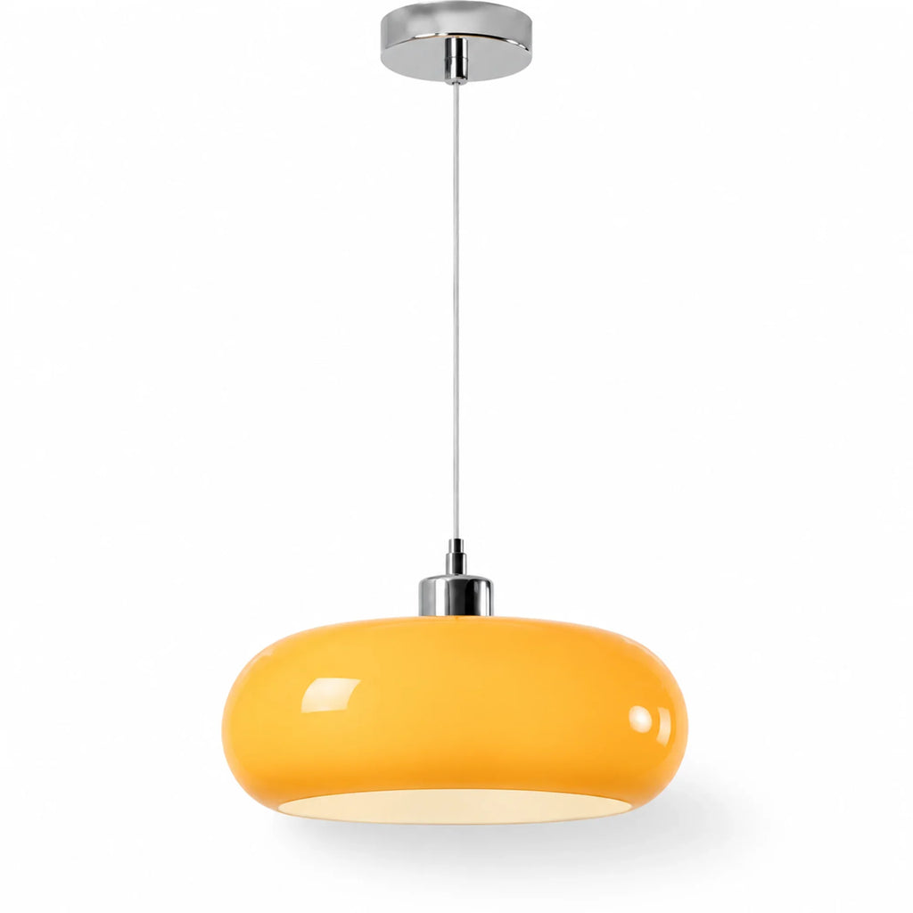 Bauhaus Opal Glass Pendant Light