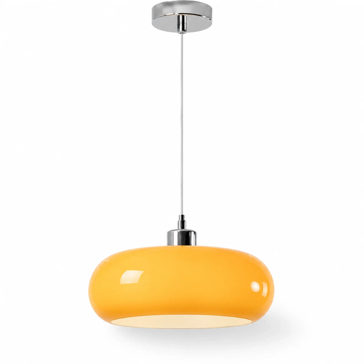 Bauhaus Opal Glass Pendant Light
