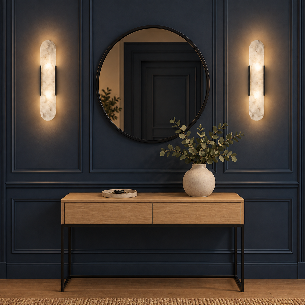 Alabaster Marble Wall Sconce