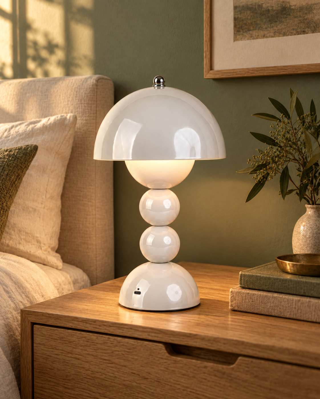 Rechargeable Mushroom Table Lamp