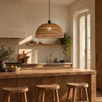 Woven Rope Dome Pendant Light