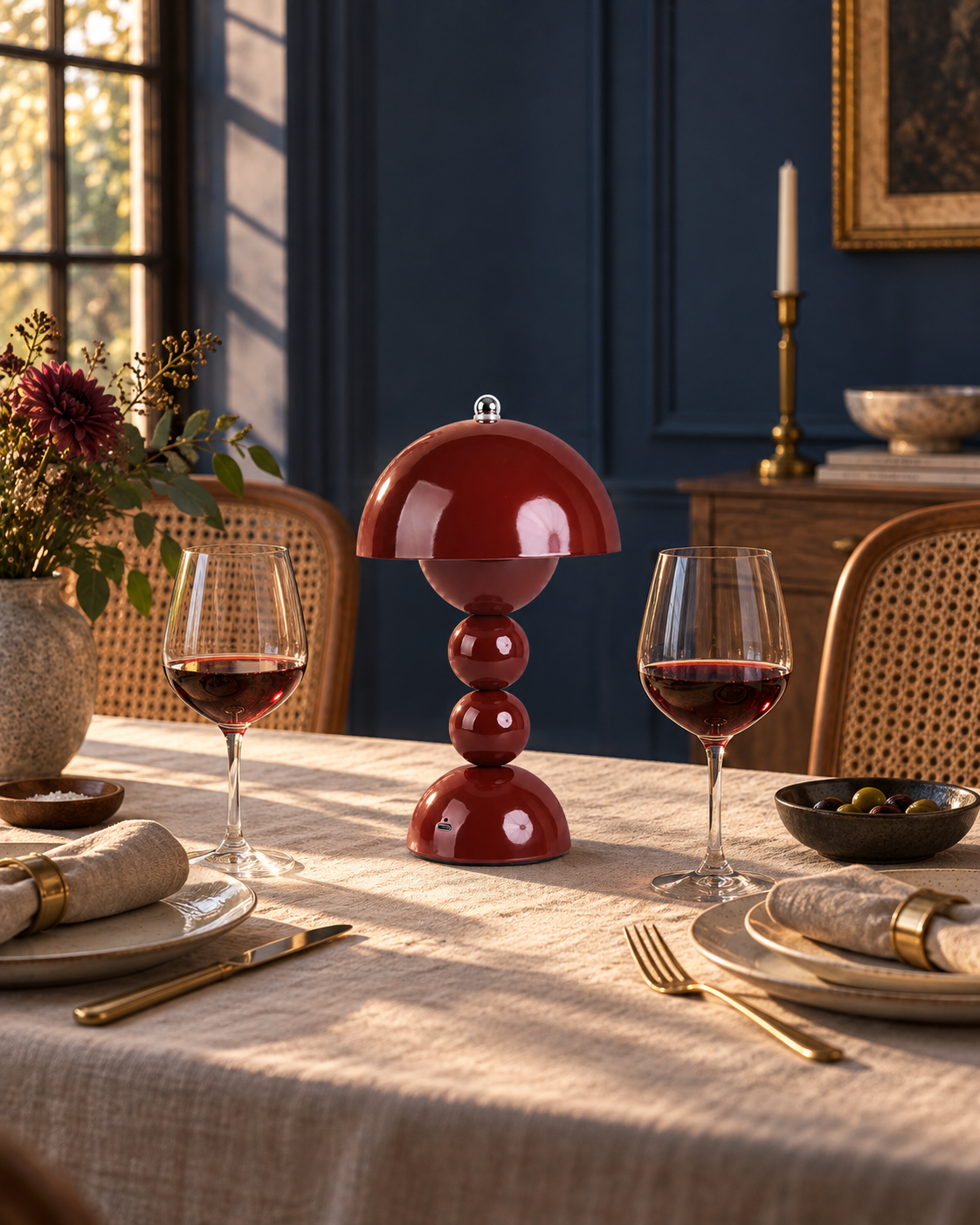 Rechargeable Mushroom Table Lamp