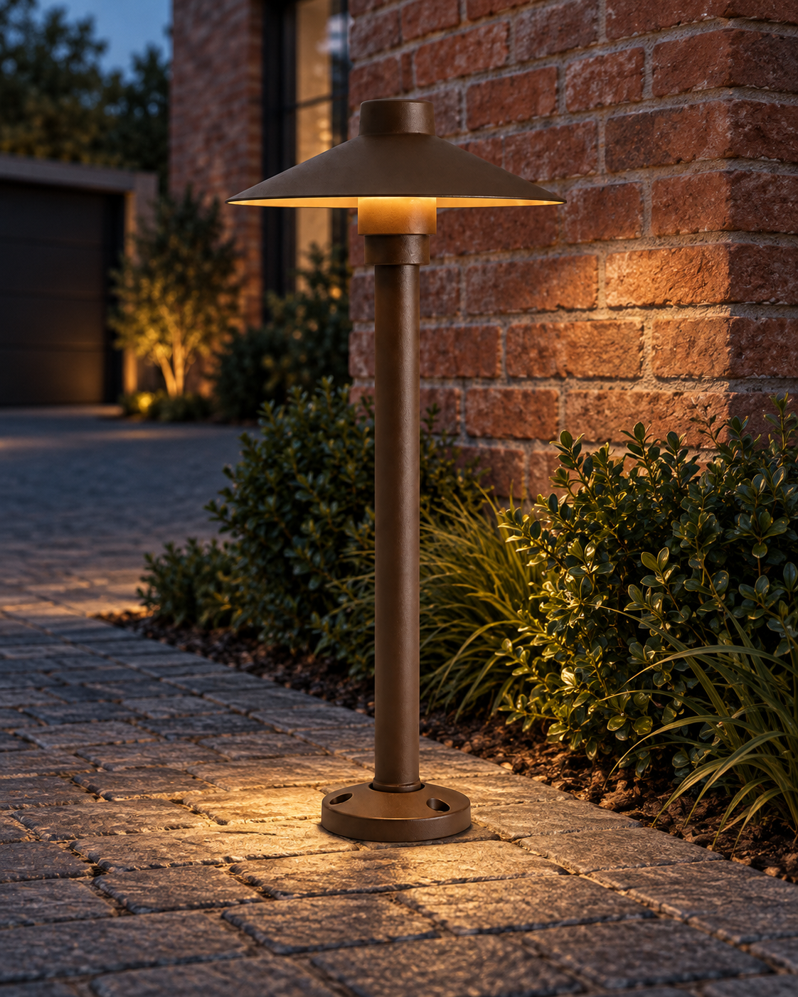 Mushroom Outdoor Path Bollard Light