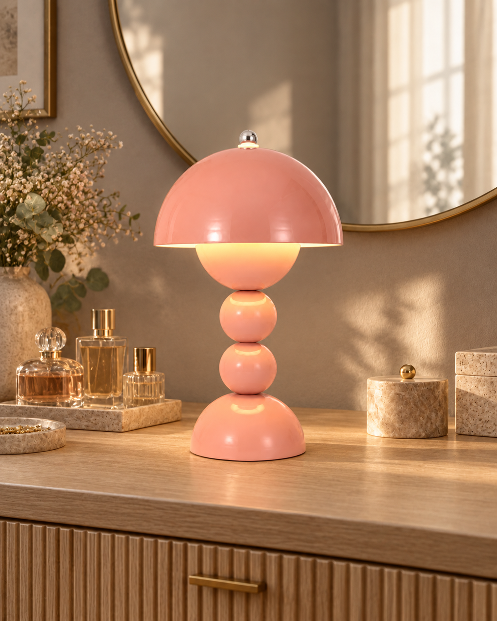 Rechargeable Mushroom Table Lamp