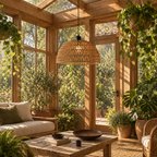 Woven Rope Dome Pendant Light