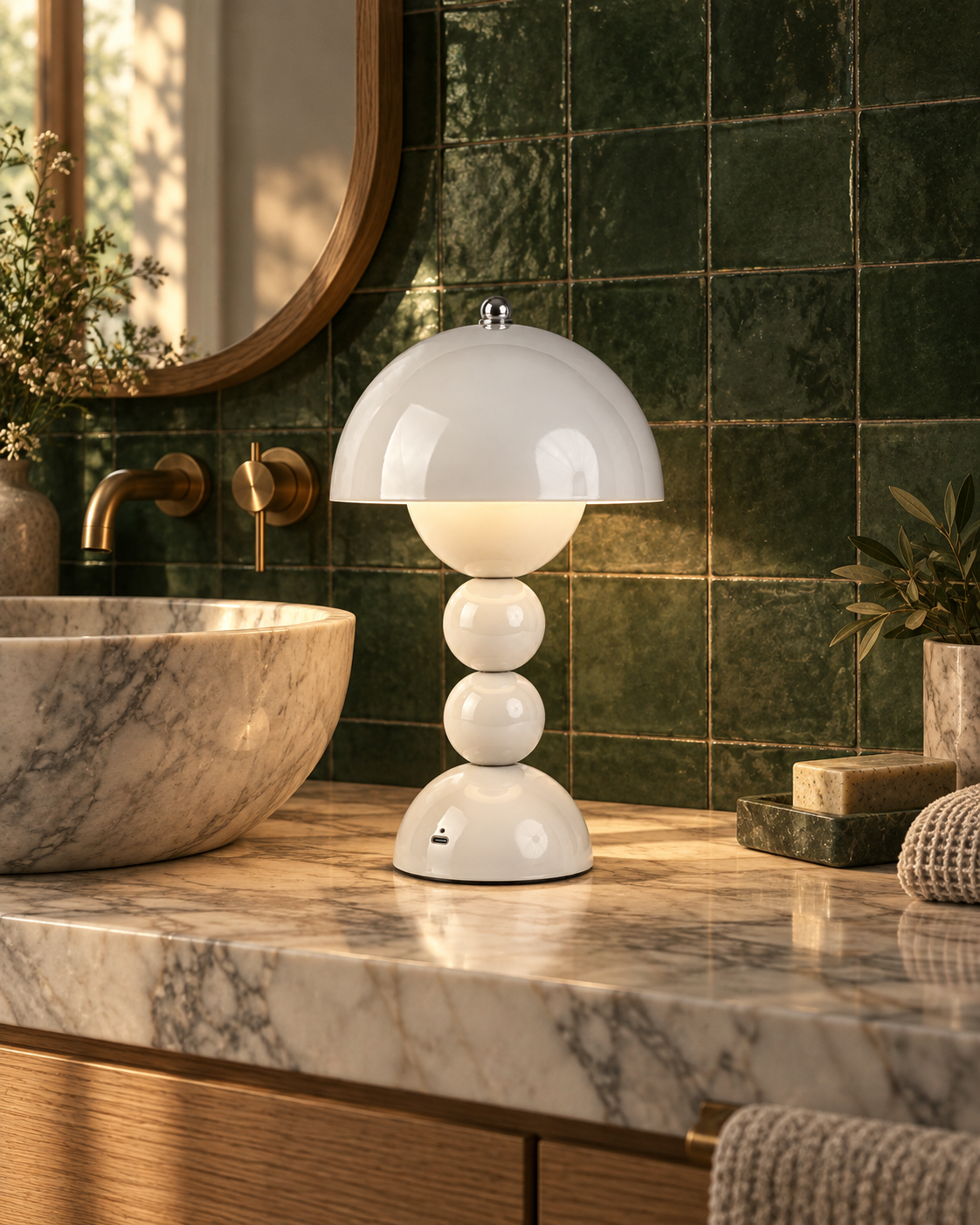 Rechargeable Mushroom Table Lamp