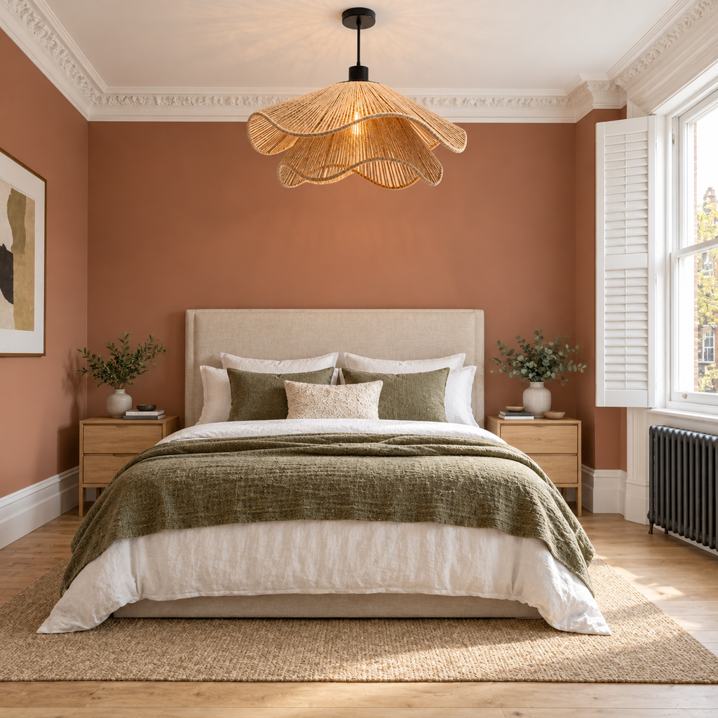 Two Tier Petal Flower Pendant Light