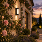 Black Up Down Outdoor Wall Sconce
