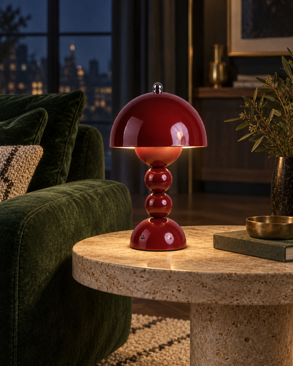 Rechargeable Mushroom Table Lamp