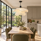 Two Tier Petal Flower Pendant Light