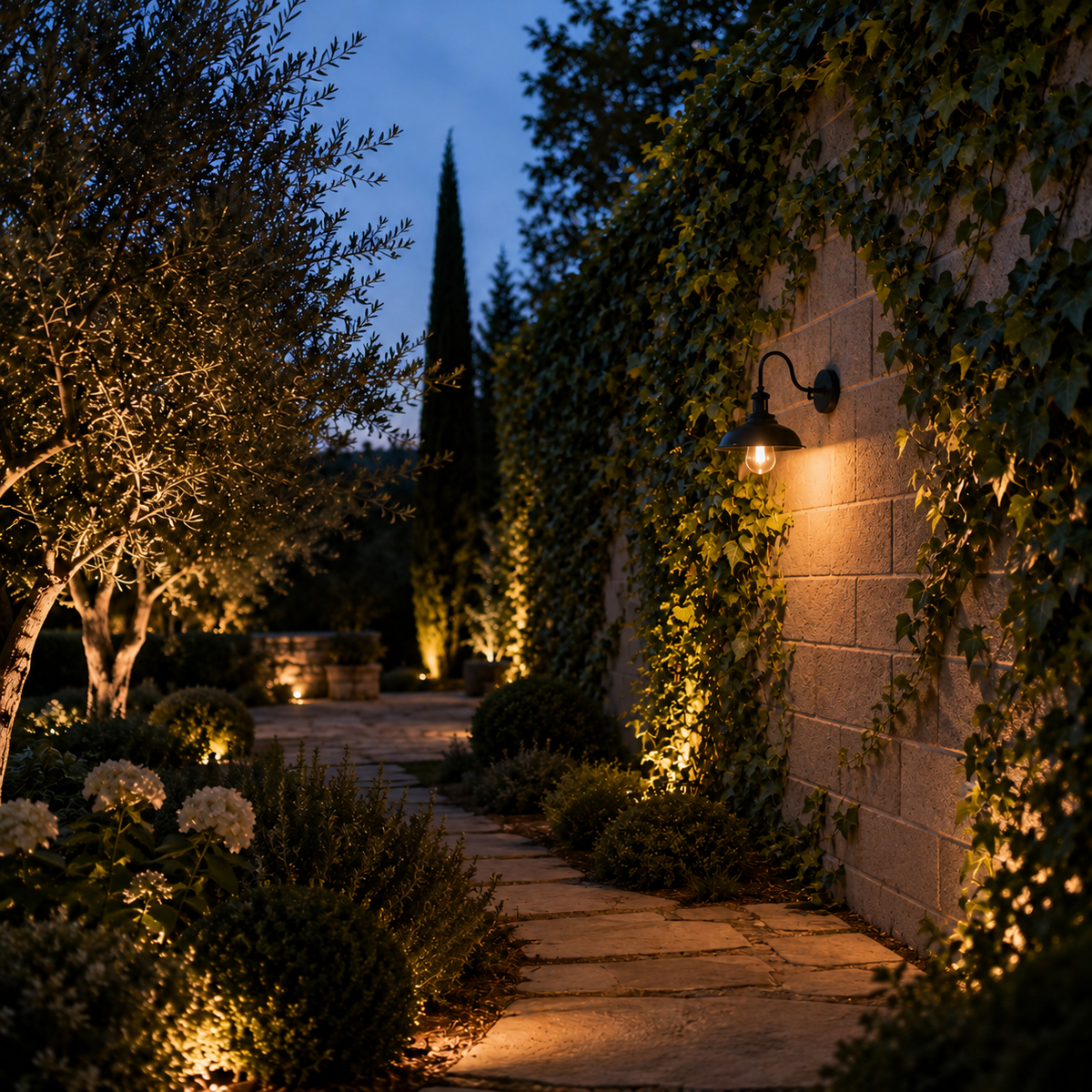 Industrial Gooseneck Outdoor Wall Sconce