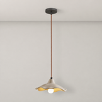 Scalloped Bell Pendant Light