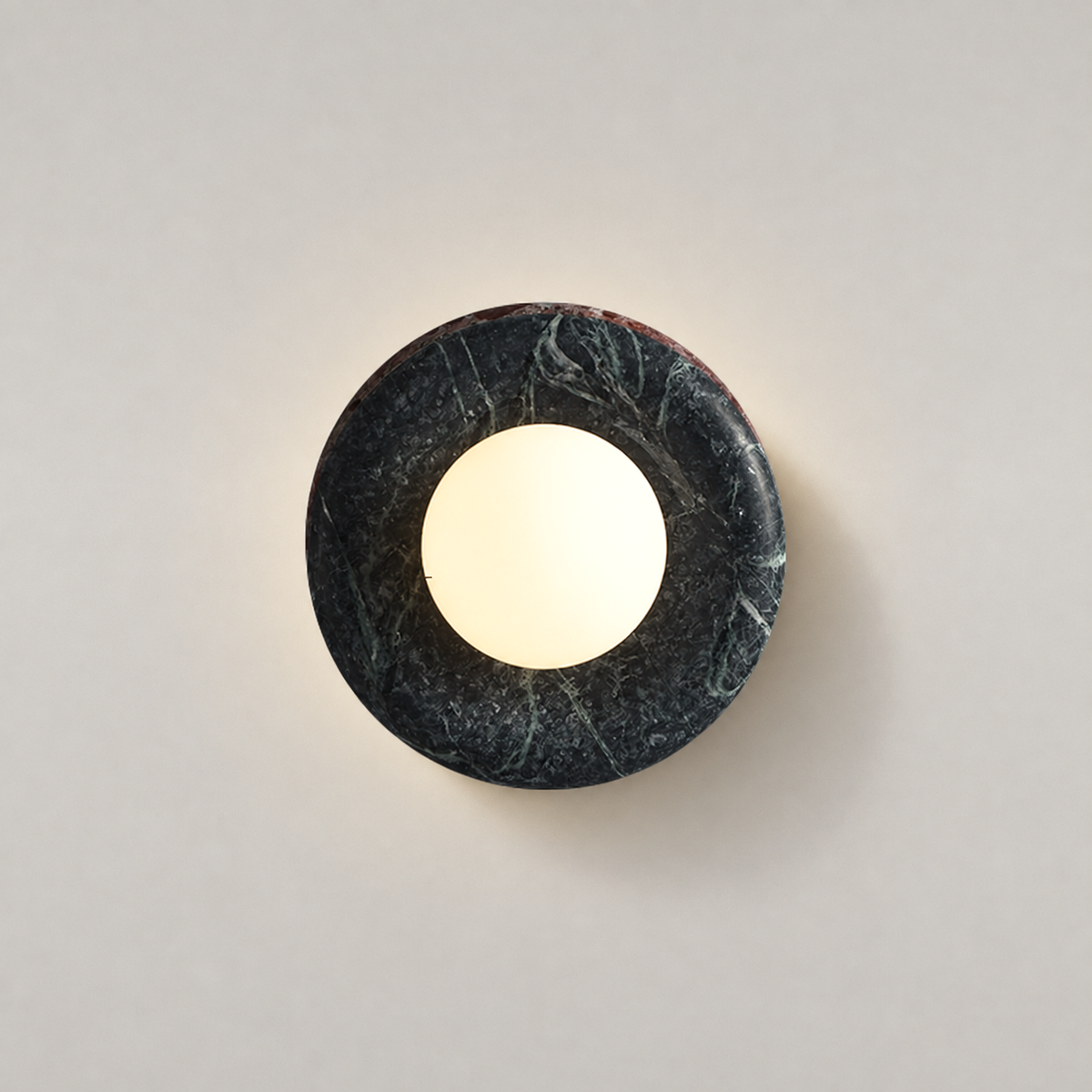 Marble and Glass Wall Sconce