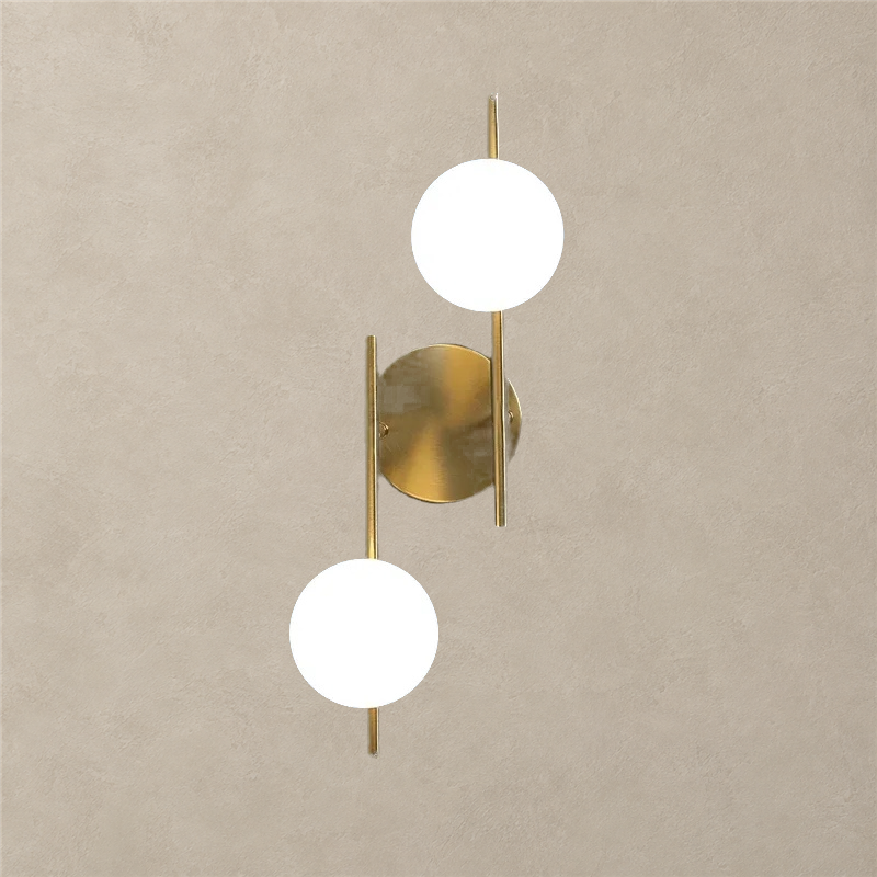 Frosted Globe Wall Sconce