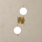 Frosted Globe Wall Sconce