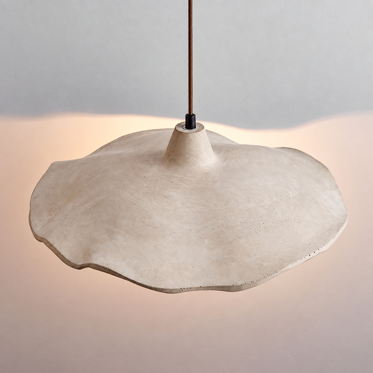 Scalloped Bell Pendant Light