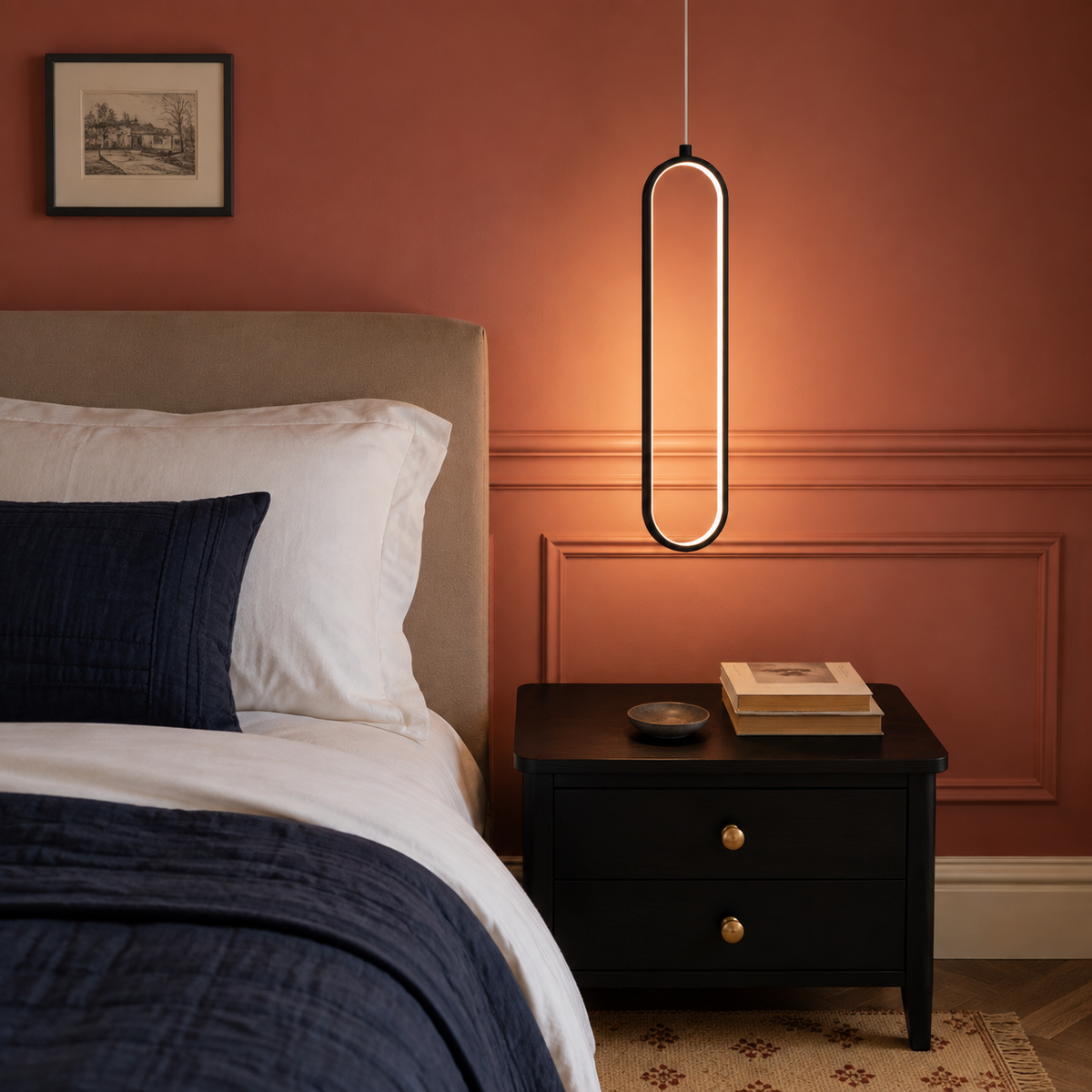 A Quiet Halo Above a Table or a Bed