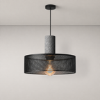 Concrete Mesh Pendant Light