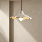 Scalloped Bell Pendant Light
