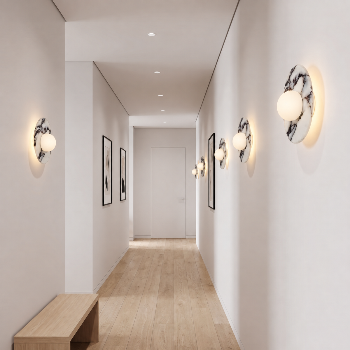 Marble Ring Wall Sconce