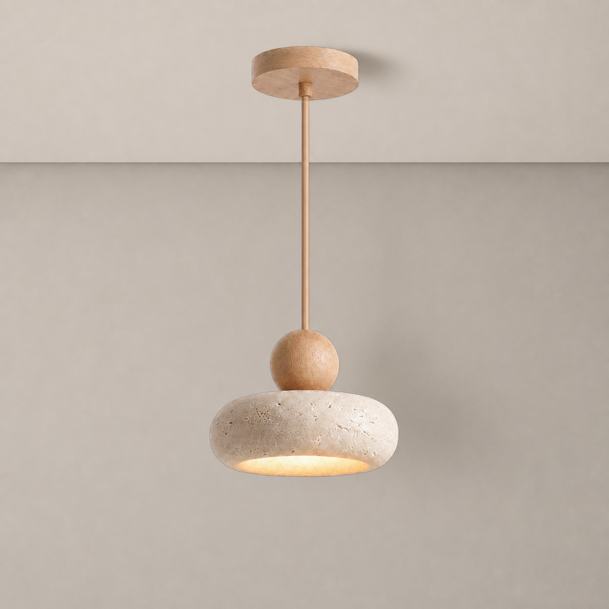 Natural Stone Pendant Light