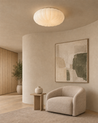 Pleated Pumpkin Ceiling Light